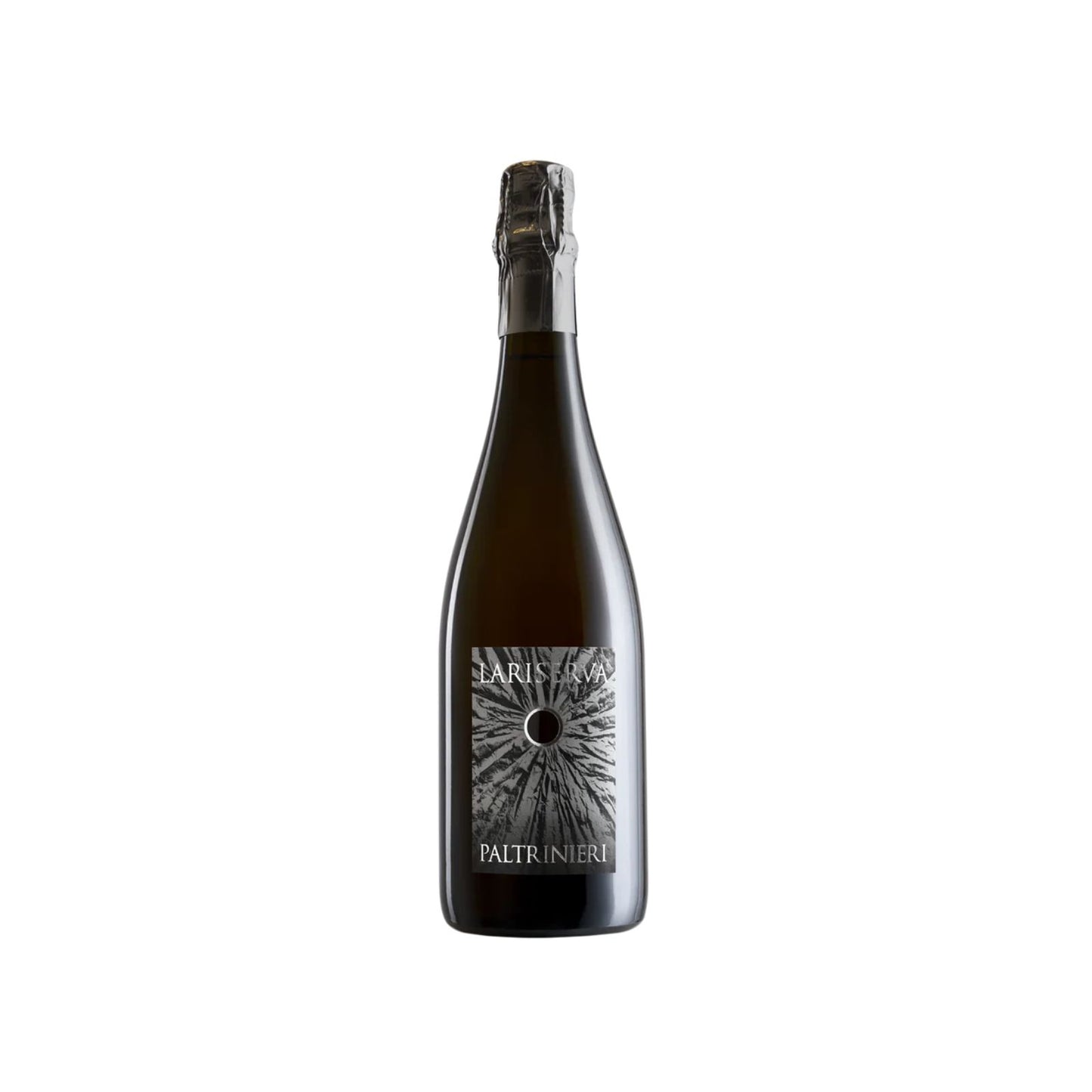 Bottiglia di La Riserva Lambrusco di Sorbara DOC Brut di Cantina Paltrinieri.