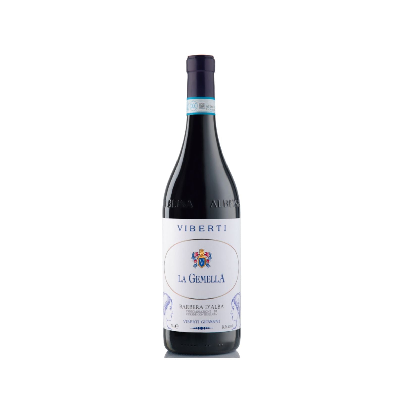 Bottiglia La Gemella Barbera D'Alba di Viberti Giovanni