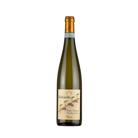 Bottiglia di Battistelle Soave Classico DOC di uve Garganega dell'azienda Le Battistelle