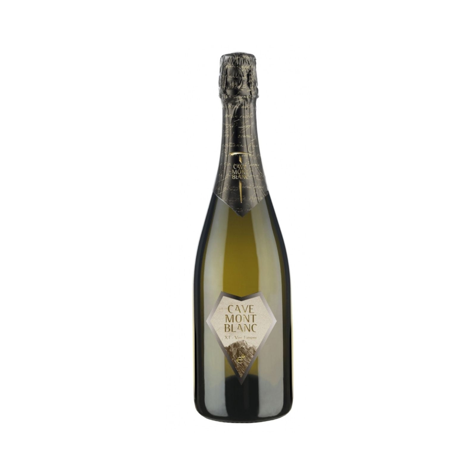 Bottiglia di Blanc de Morgex et de La Salle Metodo Classico Extra Brut Valle d'Aosta DOC di Cave Mont Blanc