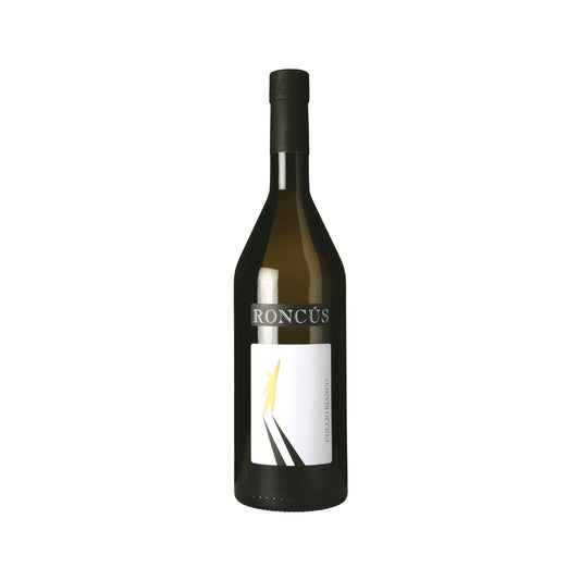 Bottiglia di Collio Bianco DOC di uve Friulano, Pinot Bianco e Sauvignon Blanc dell'azienda Roncùs