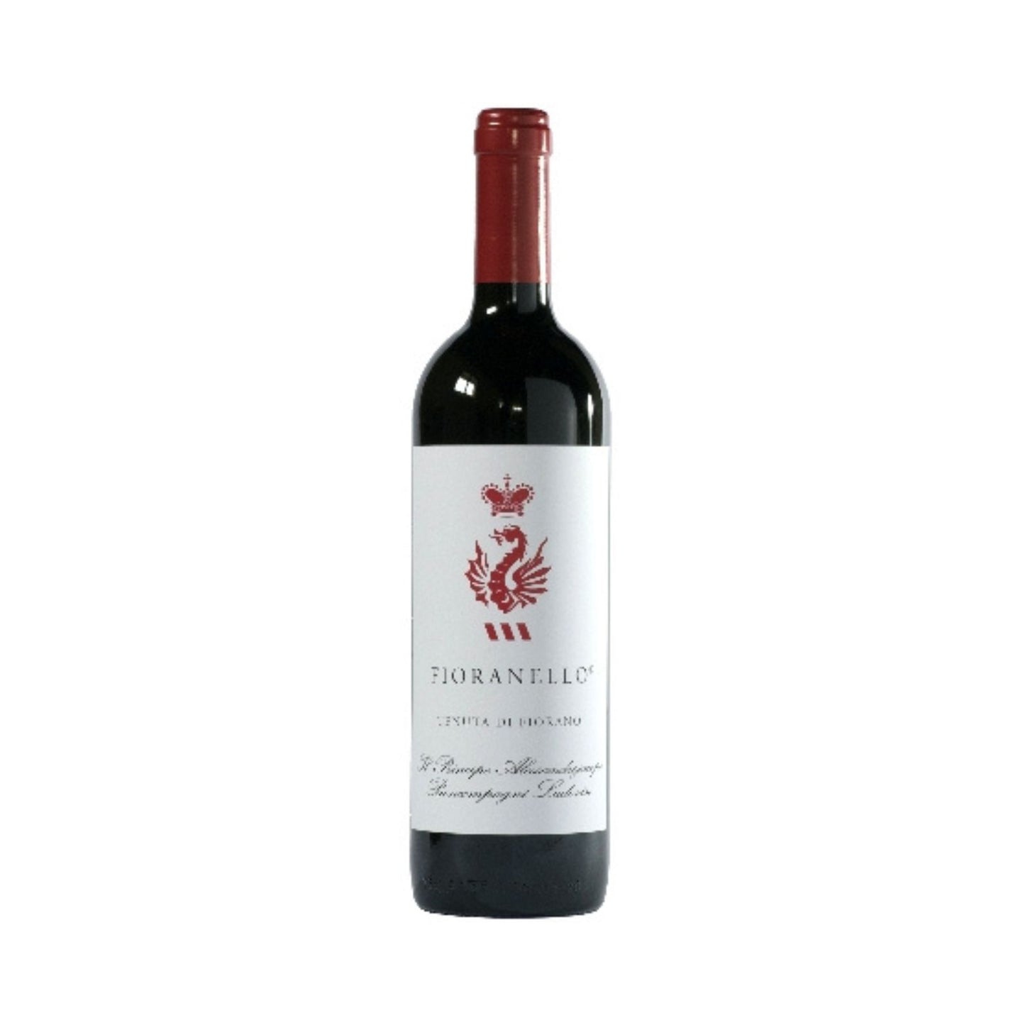 Bottiglia di Fioranello Rosso di uve Cabernet Sauvignon di Tenuta Fiorano