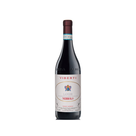 Bottiglia di Nebbiolo langhe DOC della cantina Viberti Giovanni