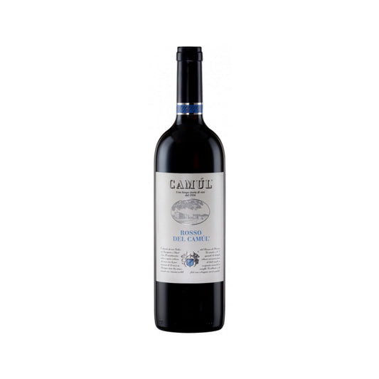 Bottiglia Rosso del Camùl da uve di Cabernet Sauvignon e Pinot Nero dell'azienda Camùl Vini