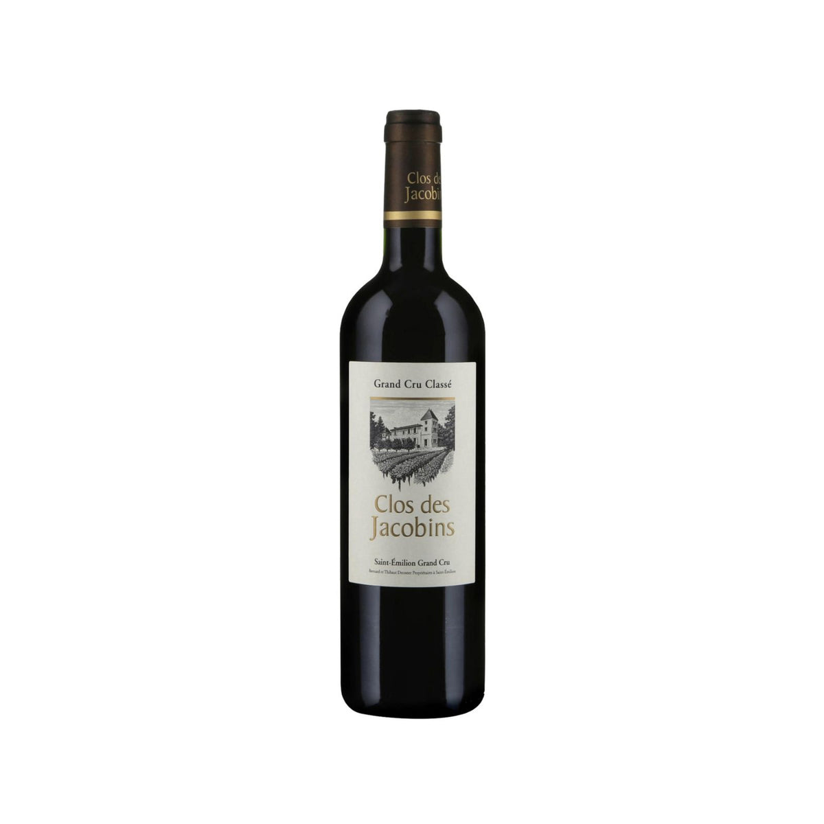 Bottigia di Saint-Émilion Grand Cru Classé di Château Clos des Jacobins