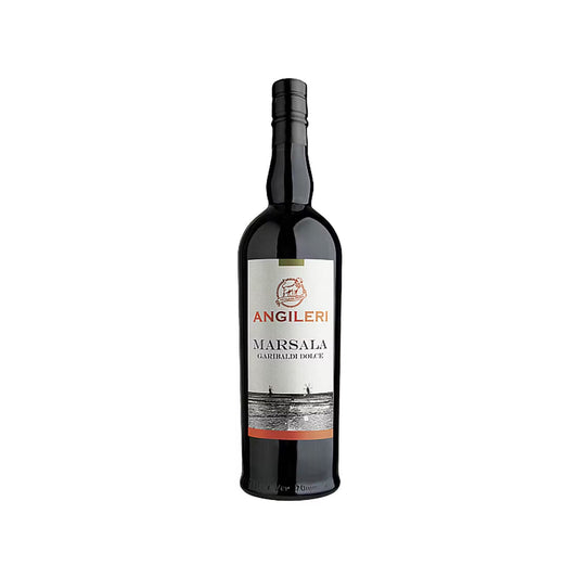 Bottiglia di Marsala Superiore Garibaldi Dolce DOC della linea Angileri di Alagna Vini.